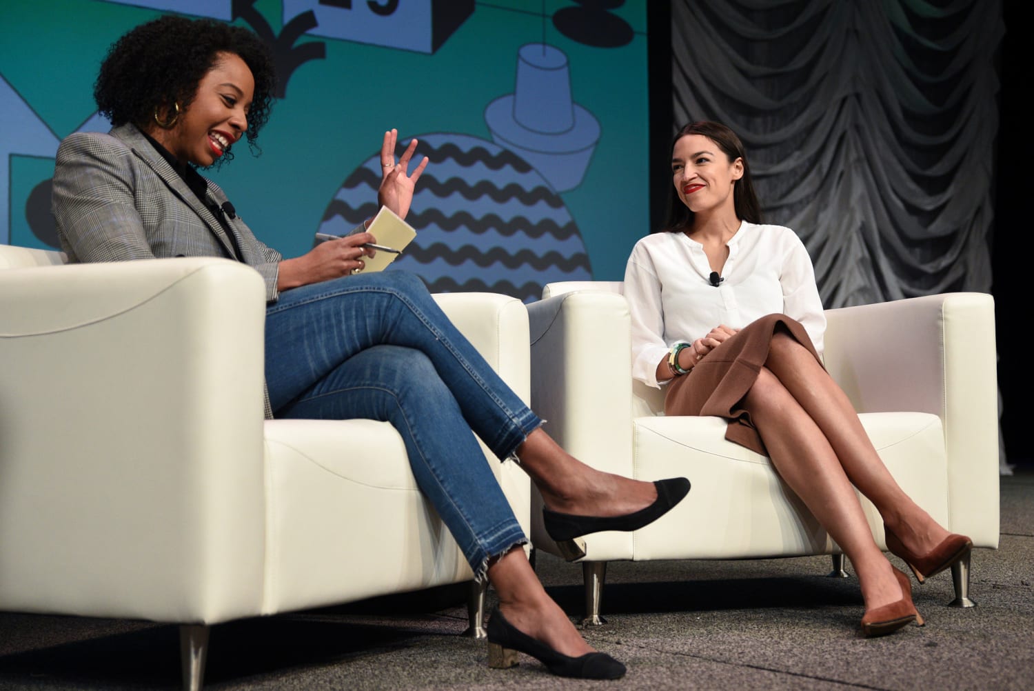 At South by Southwest, the 29-year-old freshman congresswoman drew bigger c...