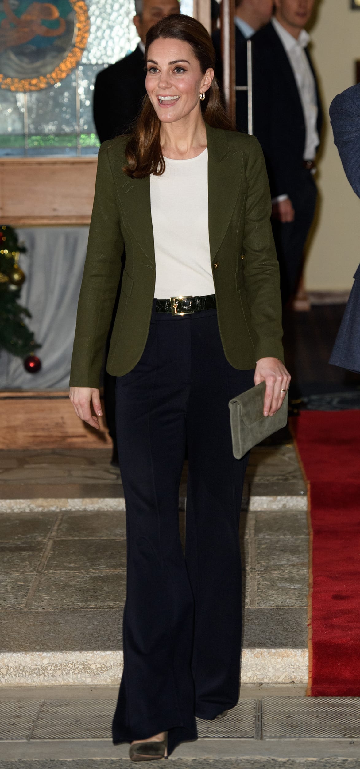 Kate Middleton appears to wear her £790 Gucci blouse back to front