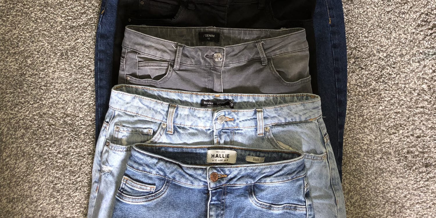 Woman shows off staggering difference between size 12 jeans from