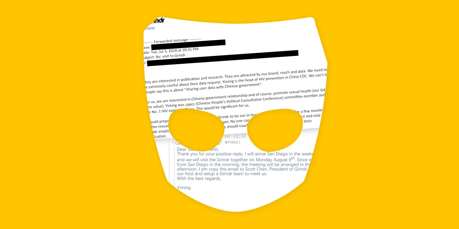 In leaked emails, Grindr's president wrote