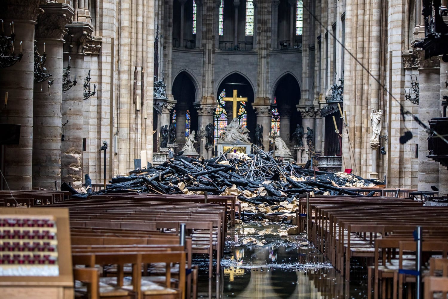 Apple joins Louis Vuitton, Gucci owners in pledge to rebuild Notre Dame  after fire
