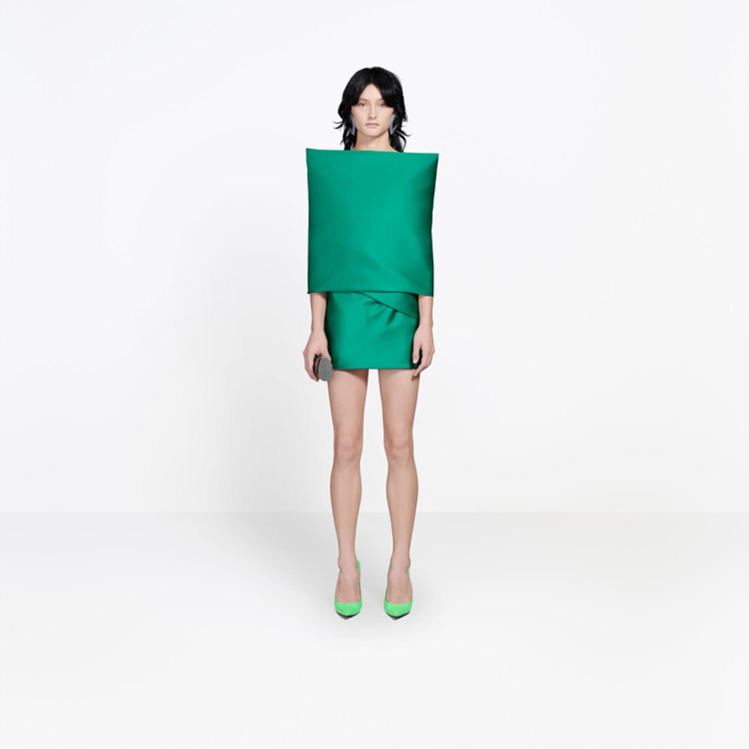 Balenciaga Logo Print Mini Dress  Farfetch