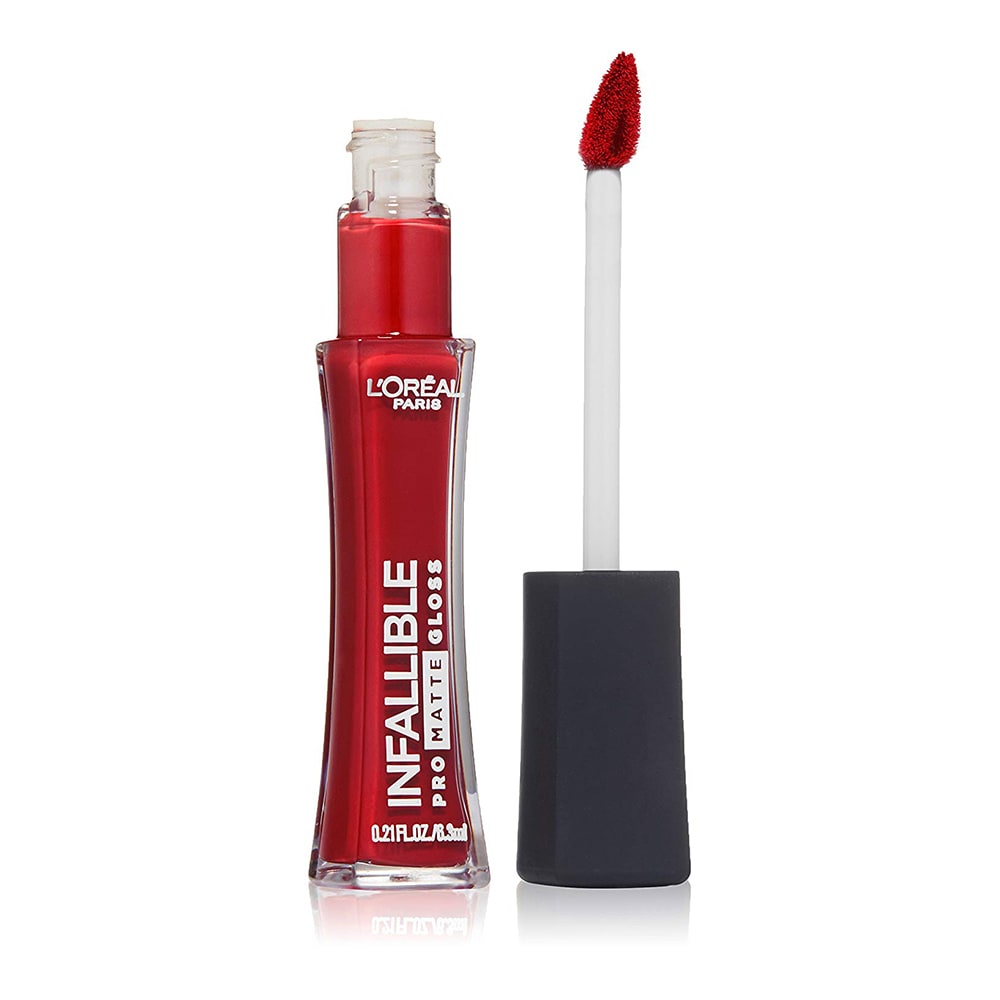 red lip gloss drugstore