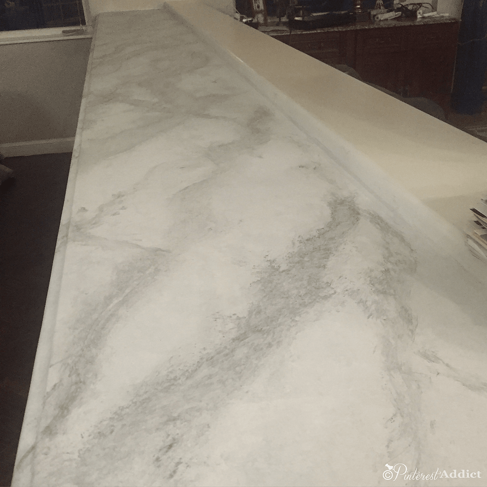 This Dated Granite Countertop Looks, How To Make Countertops Look Like Marble