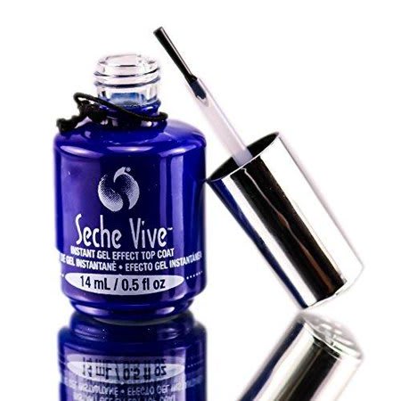 Seche Vive Professional Kit – Instant Gel Effect Top Coat, 16 Oz, USA Made