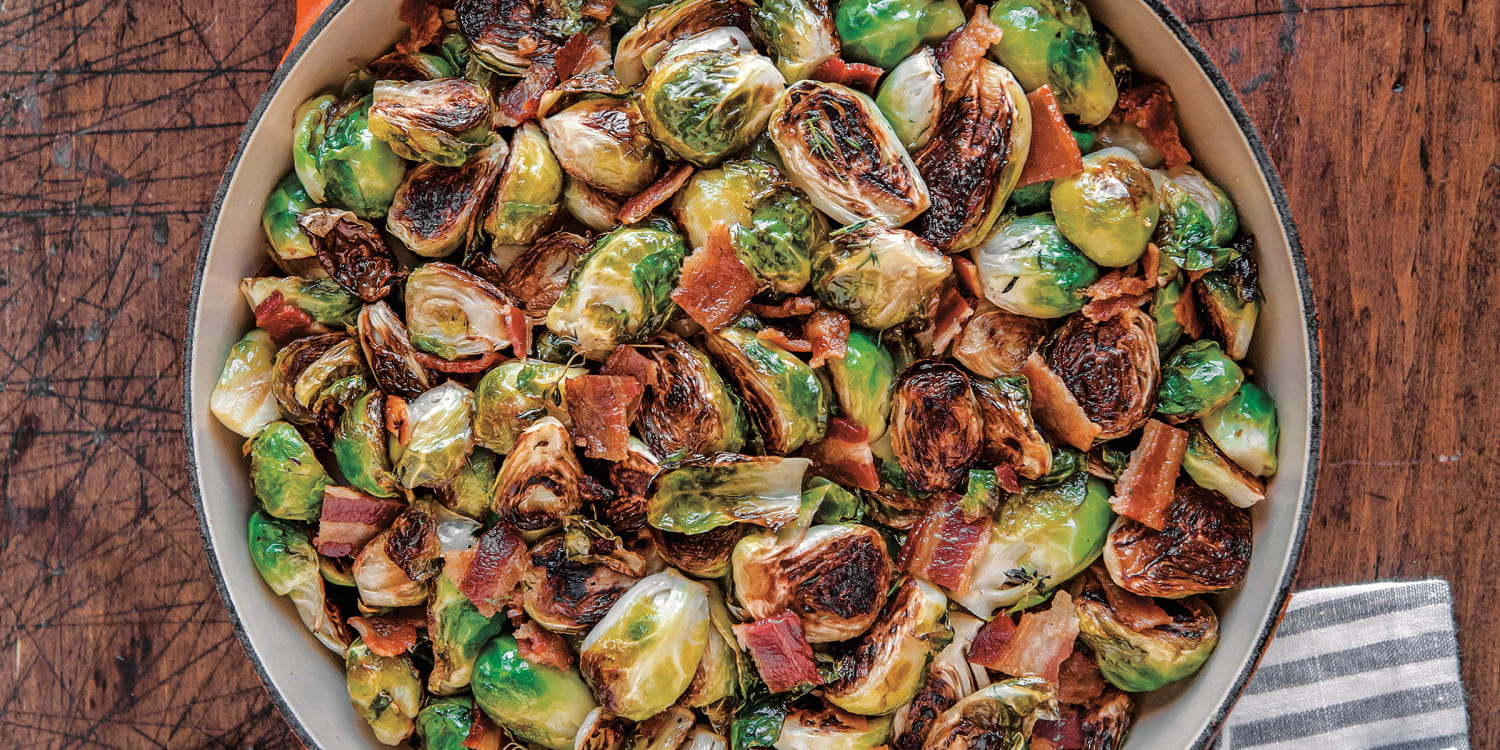 roasted brussels sprouts with bacon