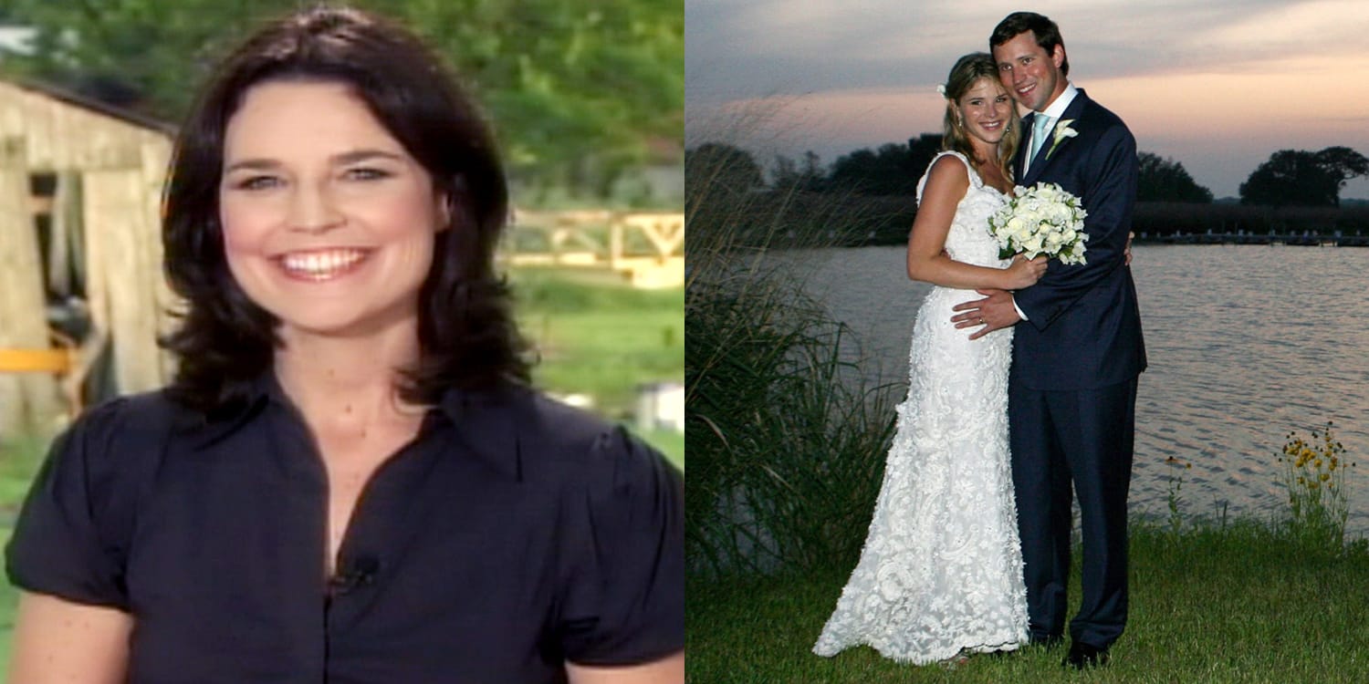 Savannah Guthrie reported on Jenna Bush Hager's wedding in 2008.
