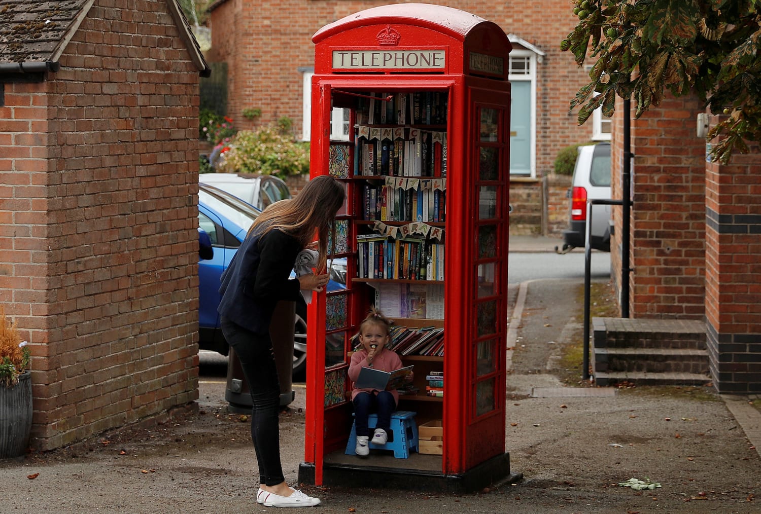 Britain's red phone boxes stores, even a photo booth