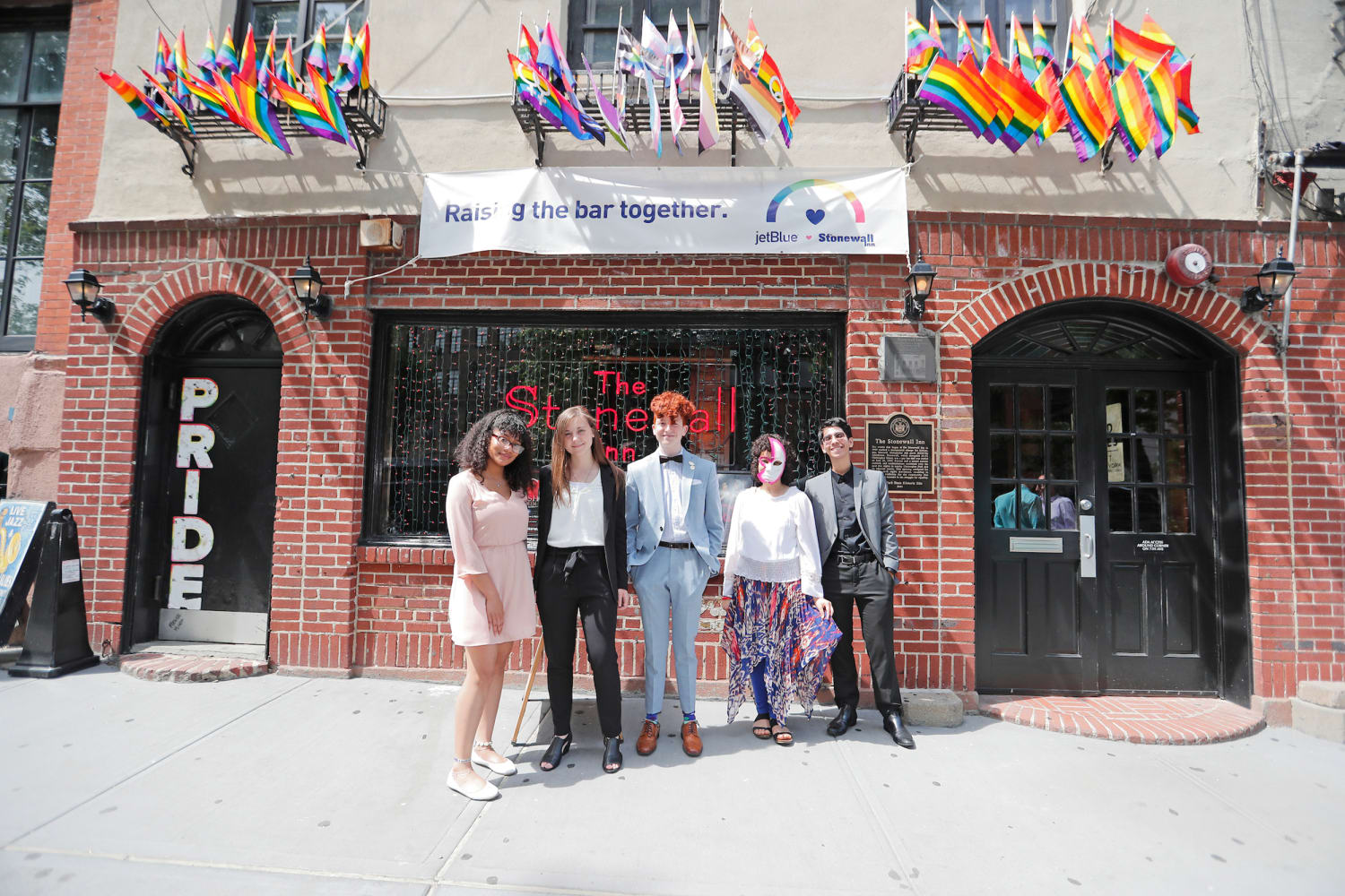 New York Yankees announce LGBTQ scholarship recipients at Stonewall Inn
