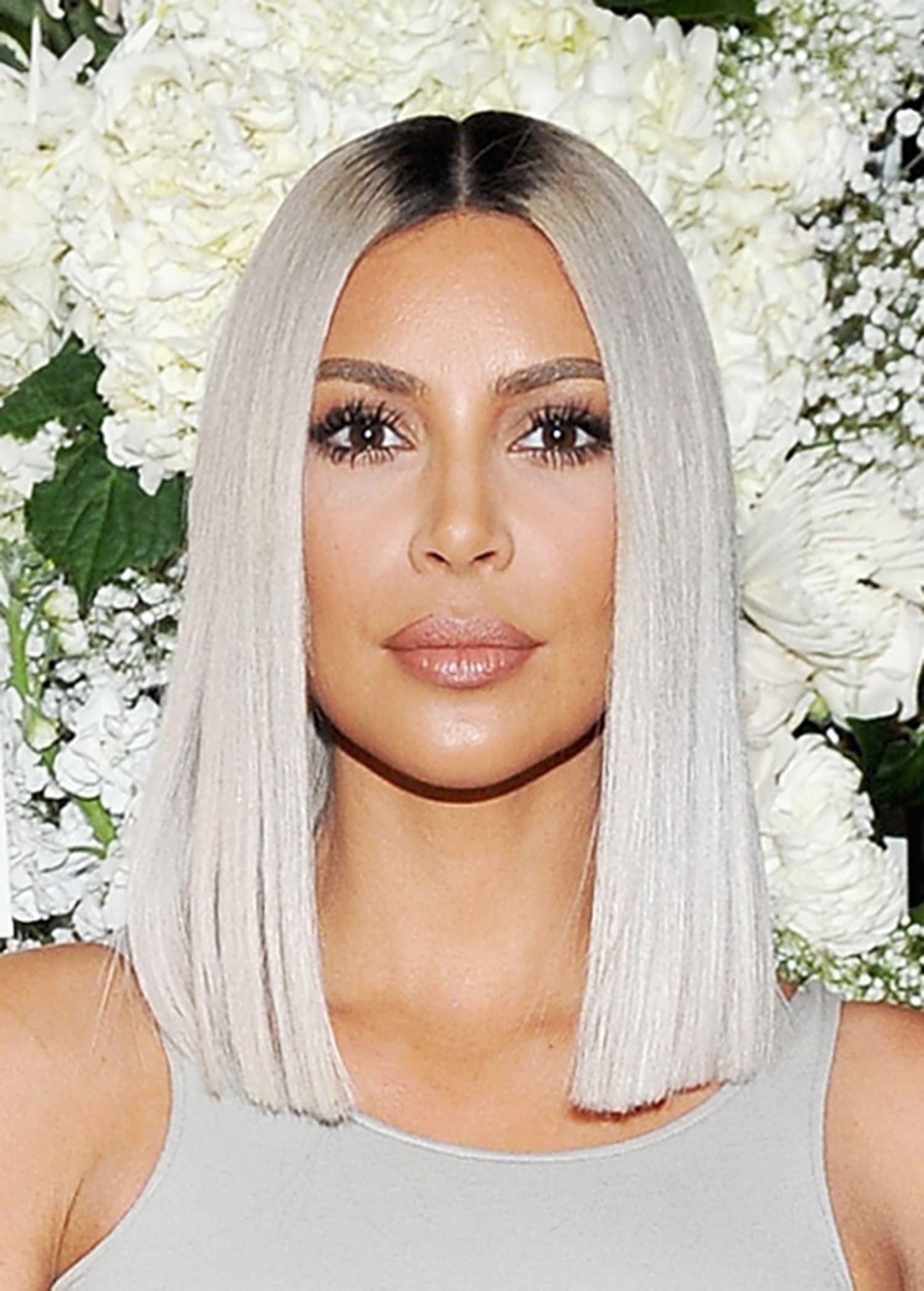 Image of Kim K blunt cut hairstyle 4