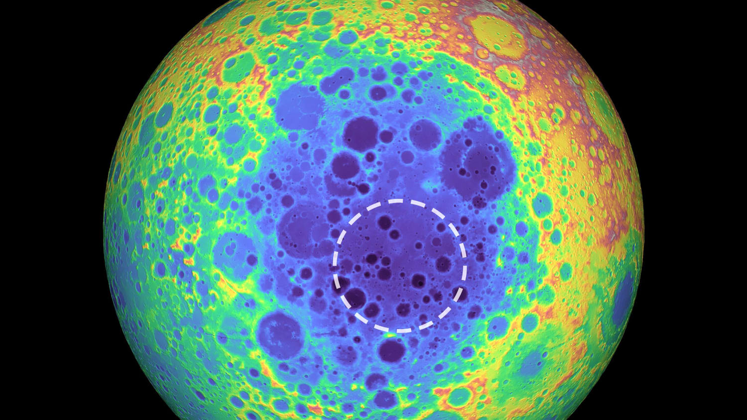 Huge Mysterious Blob Discovered Under The Moon S Biggest Crater