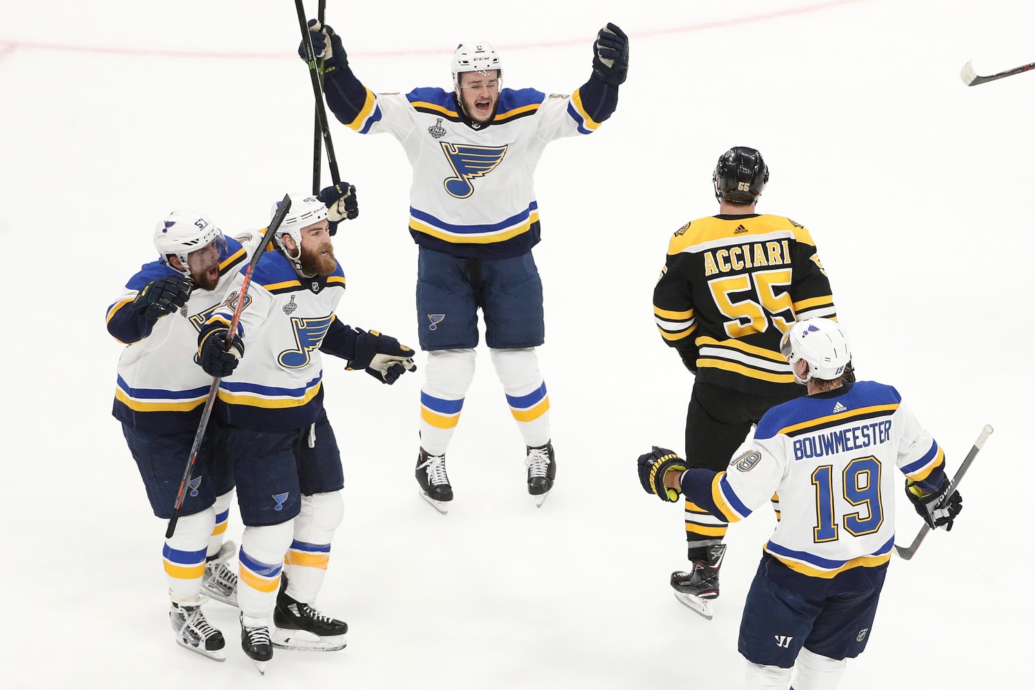 St Louis Blues silence Boston Bruins to move to brink of first