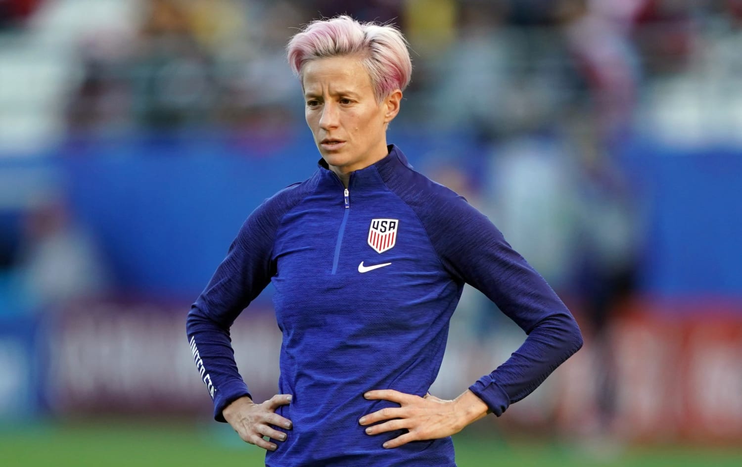 7. Megan Rapinoe's Blue Hair: A Bold Statement on and off the Soccer Field - wide 5