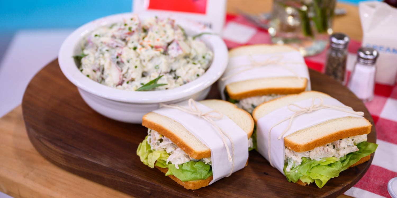 Lemon Chicken Salad Sandwiches Recipe