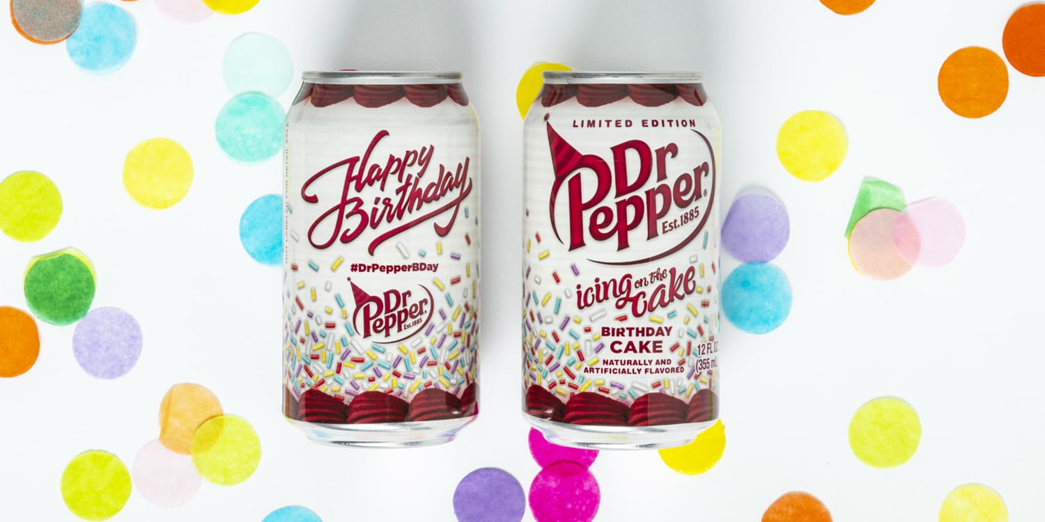 Dr Pepper has a new soda that tastes like birthday cake and vanilla frosting