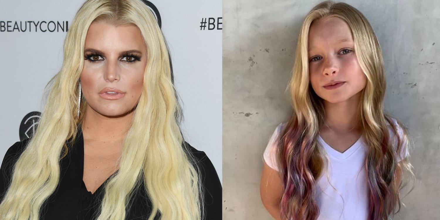 Jessica Simpson Mom Shamed Over Photo Of Daughter With Dyed Hair