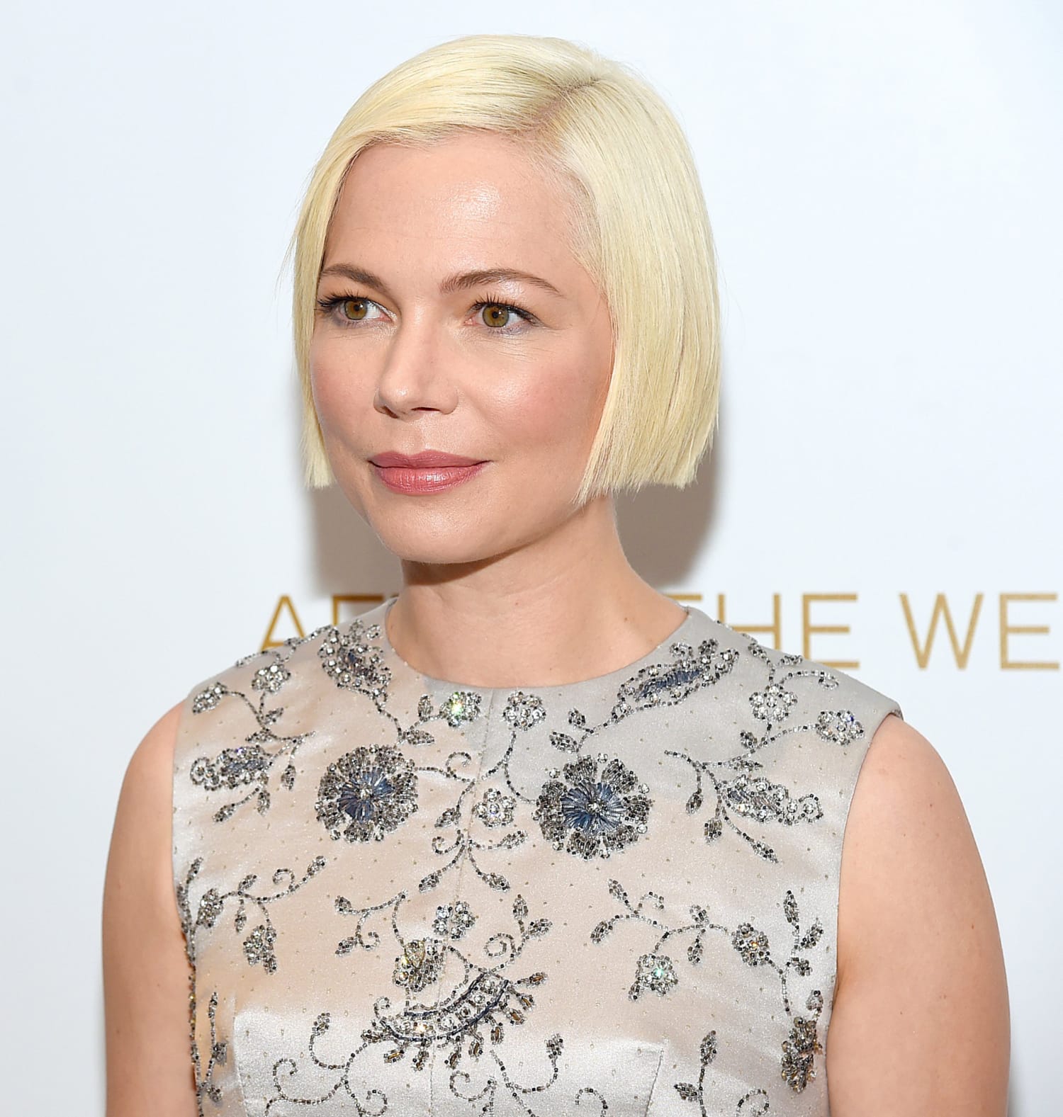 Image of Michelle Williams with blunt bob