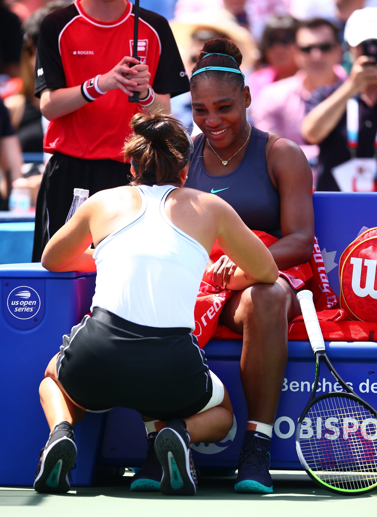 Serena Williams withdraws from Rogers Cup final with injury, handing Bianca  Andreescu hometown title - ABC News