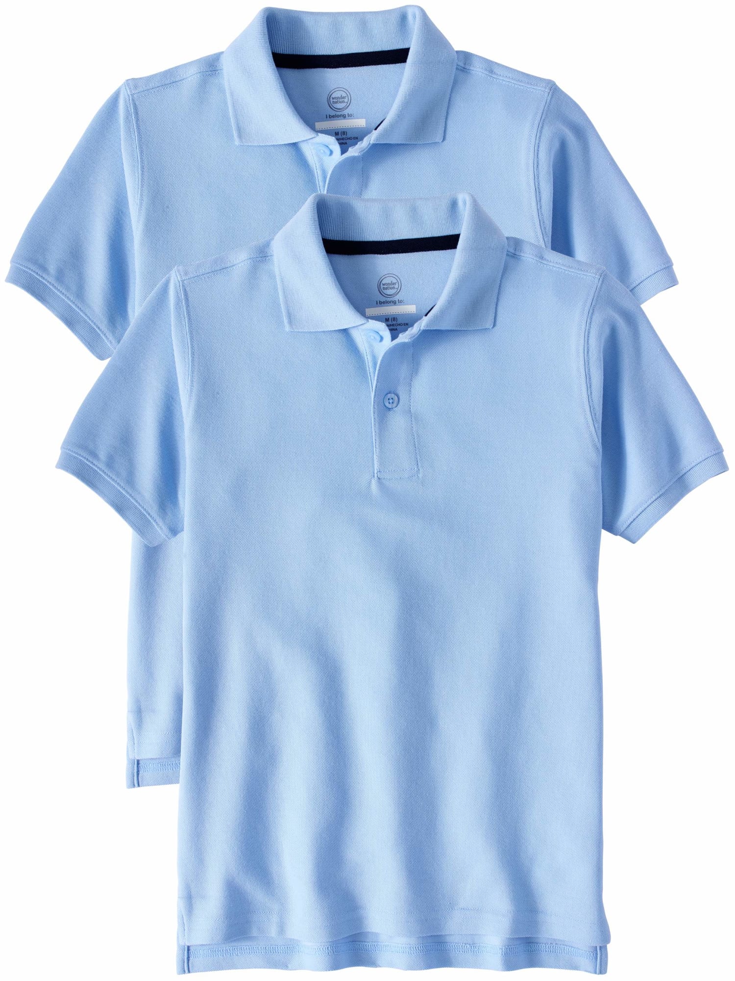 Essentials Boys Short-Sleeve Uniform Pique Polo