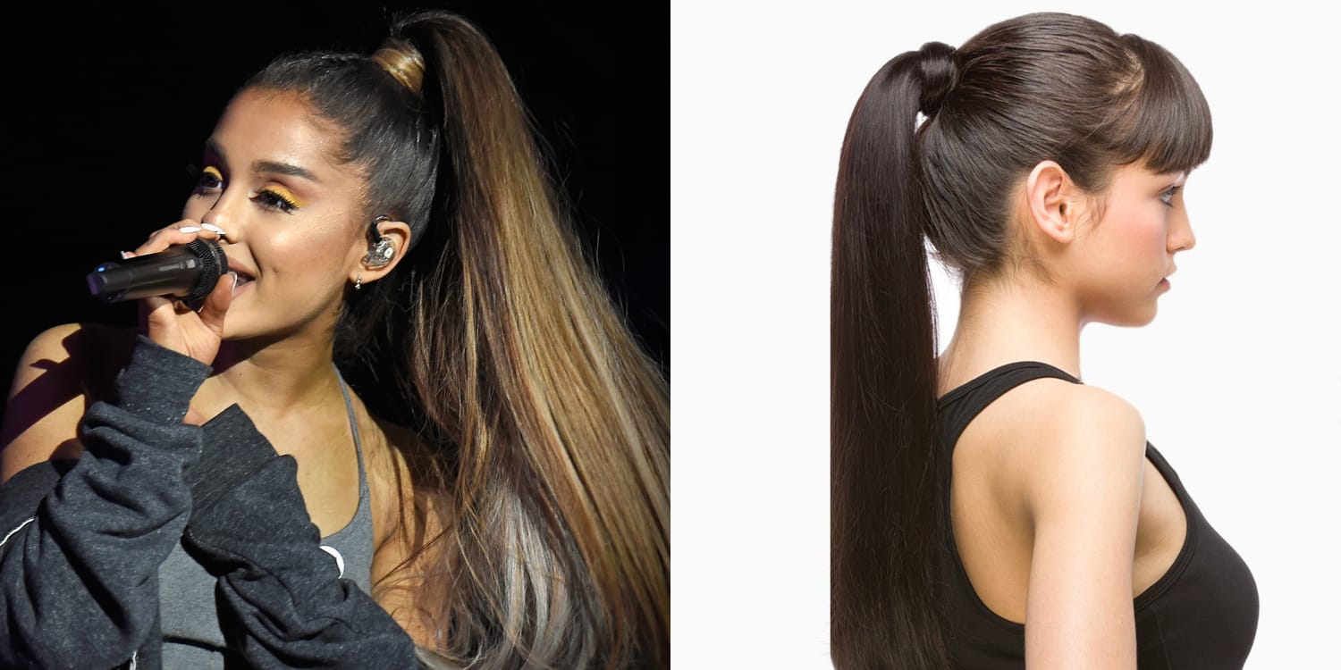This clip-in ponytail makes me look like Ariana Grande