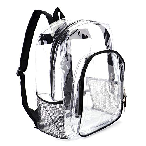 Clear PVC Sling Stadium School Bag Shoulder Crossbody Fashion Backpack Pouch NEW