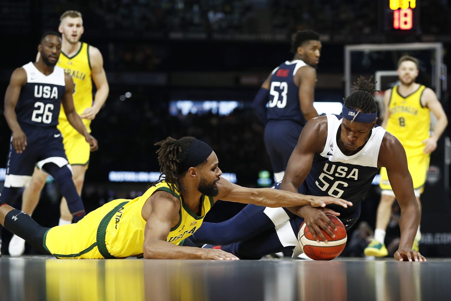 Gammel mand Havn Allergi Streak ends: U.S. men's basketball falls to Australia for first loss in 13  years