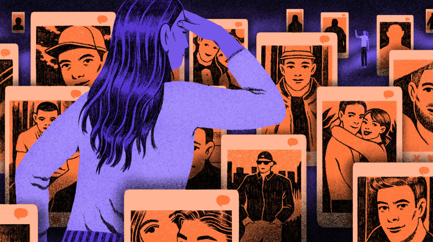 Looking for love on Tinder? Lesbians must first swipe past a parade of straight