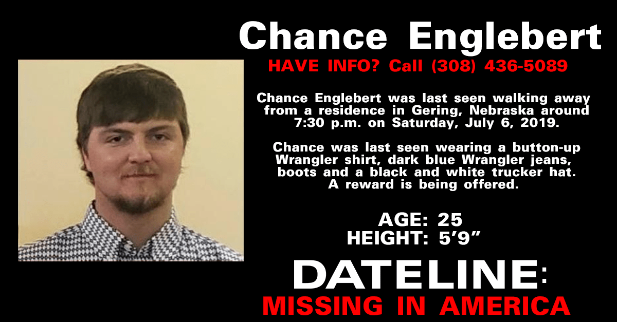 Family fears the worst two months after Wyoming man Chance Englebert  vanishes from Gering, Nebraska