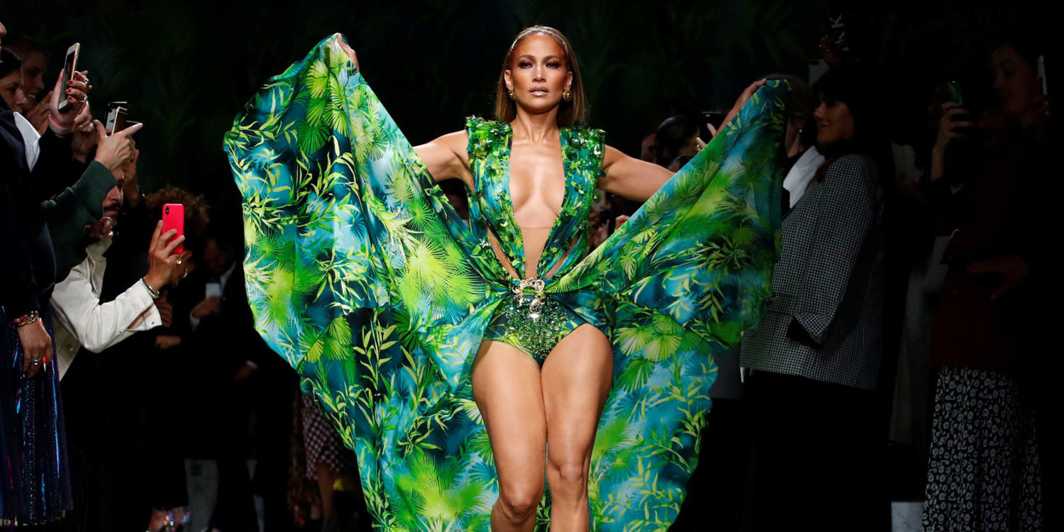 jungle dress jlo