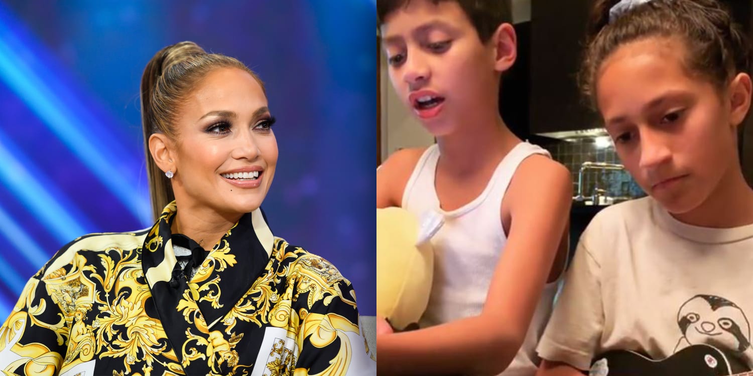 Watch J Lo S Kids Sing And Play Guitar In Impressive Performance