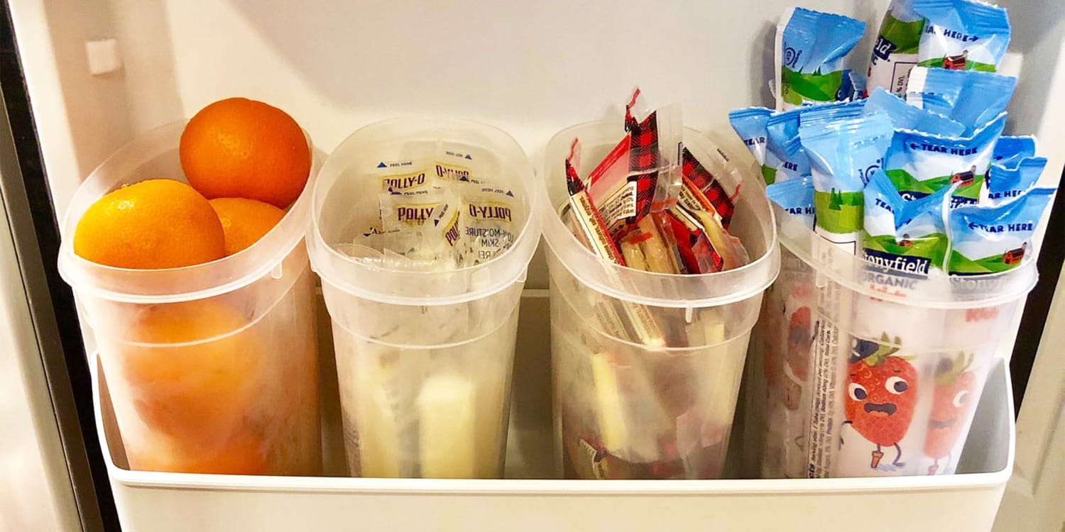 I'm a mum-of-two and have mini fridges for my kids full of snacks to save  time, people say it is too much but I love it