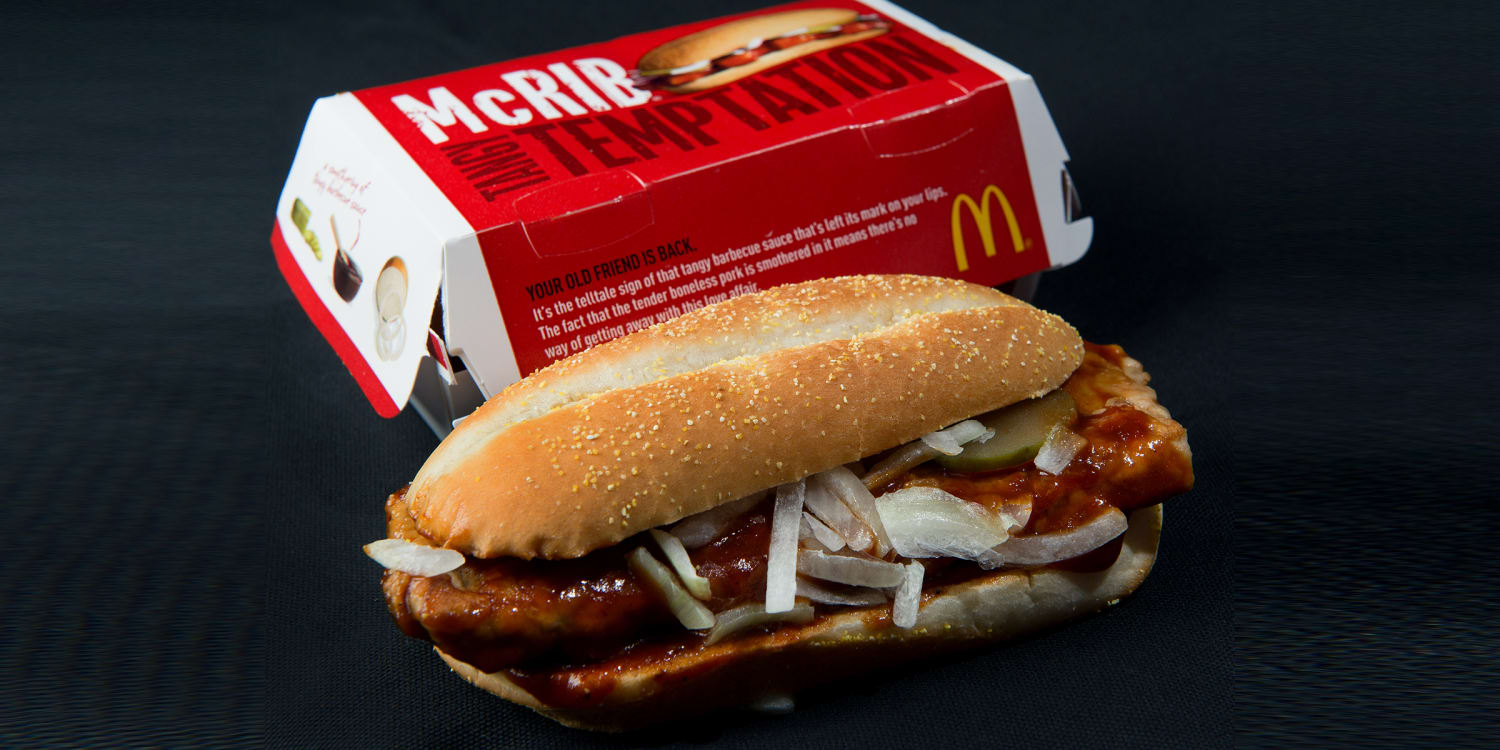 Mcdonald S Is Bringing The Mcrib Back Next Week