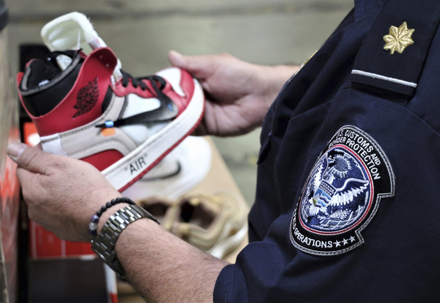 More than $2 million worth of fake Nikes seized in Los Angeles-area port