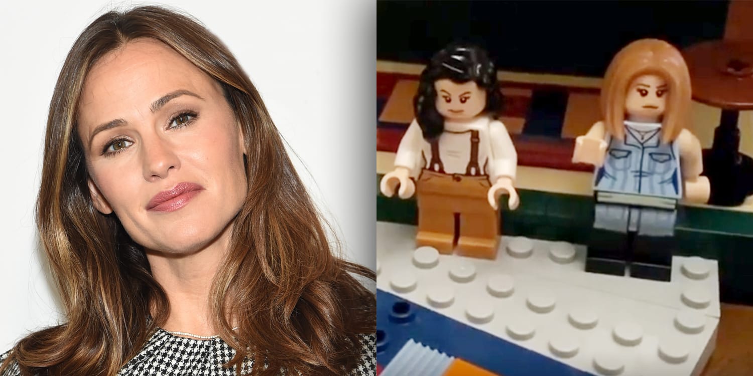 krave endelse thespian Jennifer Garner re-creates classic 'Friends' episode with Legos