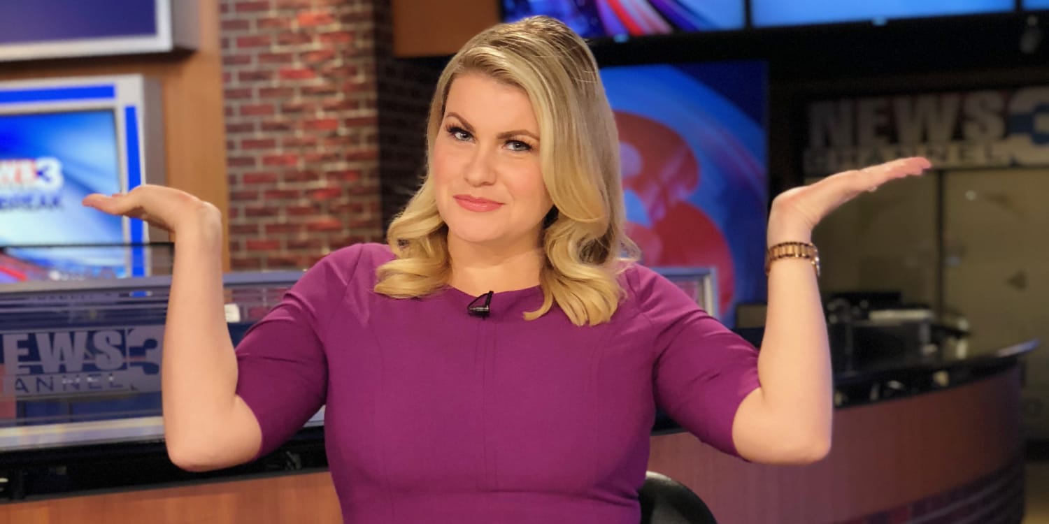 Blonde news reporter with big tits Wreg News Anchor Responds To Man S Mighty Big Comment