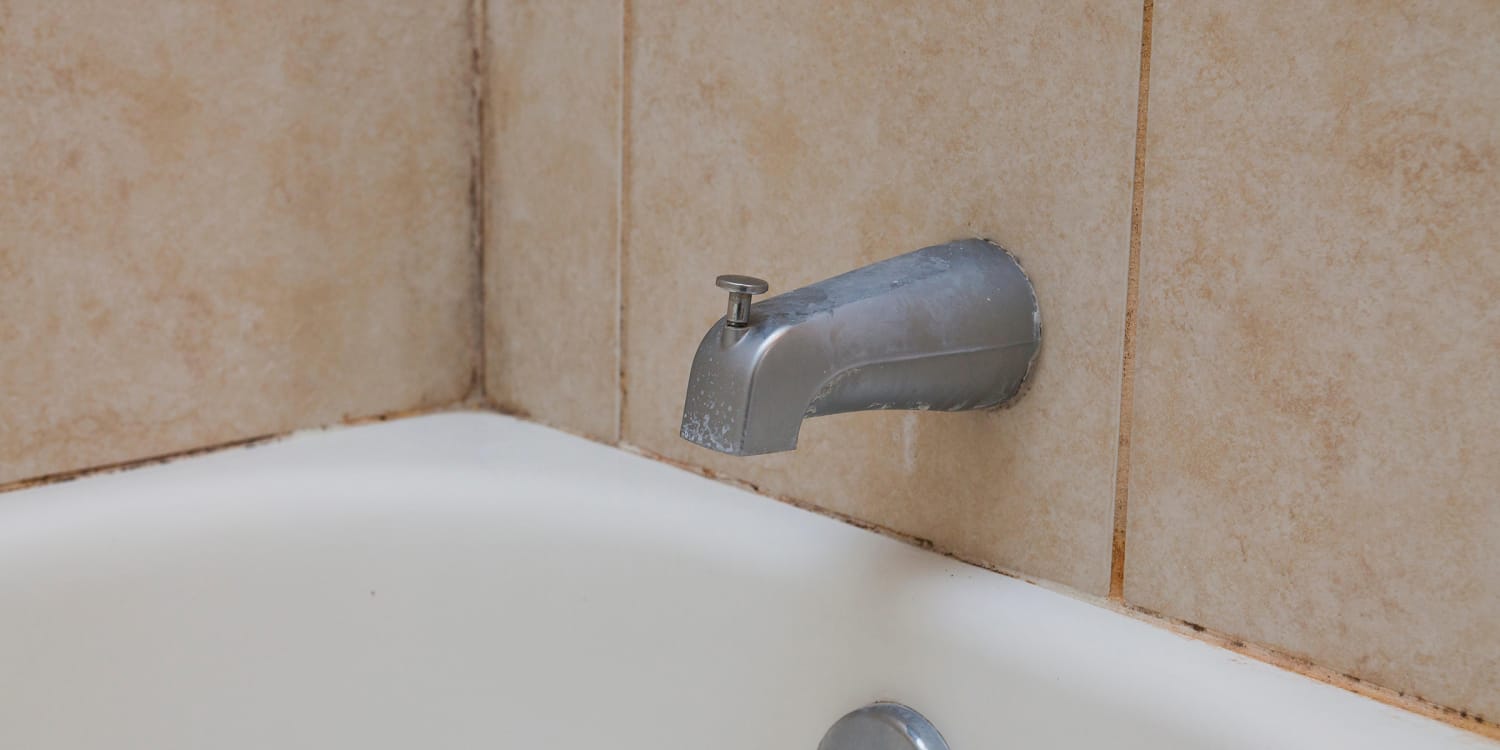 mold growing under bathroom sink