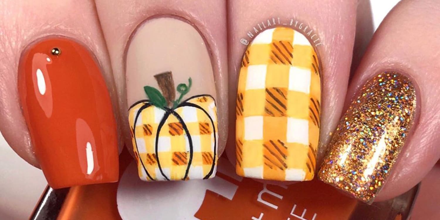 15 Thanksgiving Nail Art Ideas For Beginners And Experts