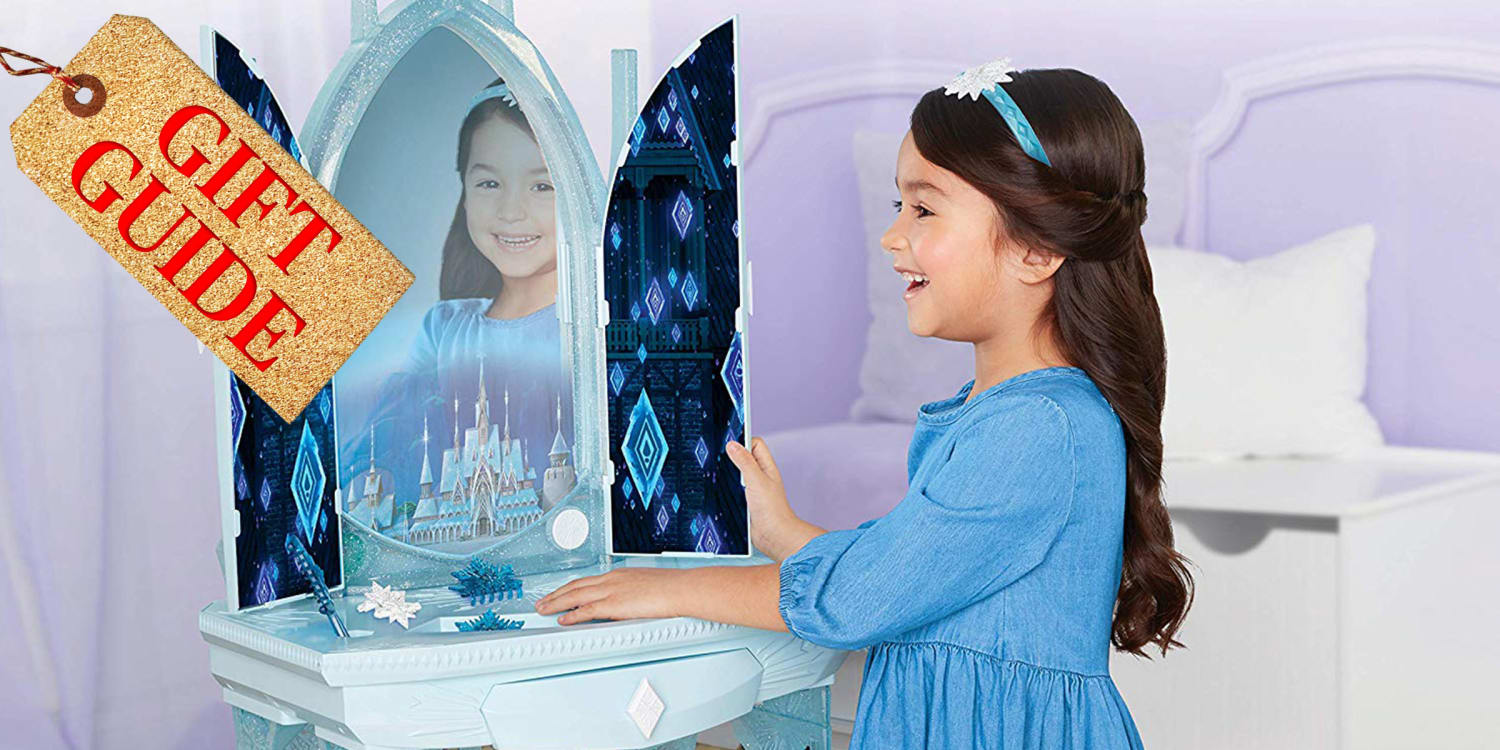 Disney Frozen Blue Anna Elsa Christmas Stocking 16" Holiday Decor Girls Gift 