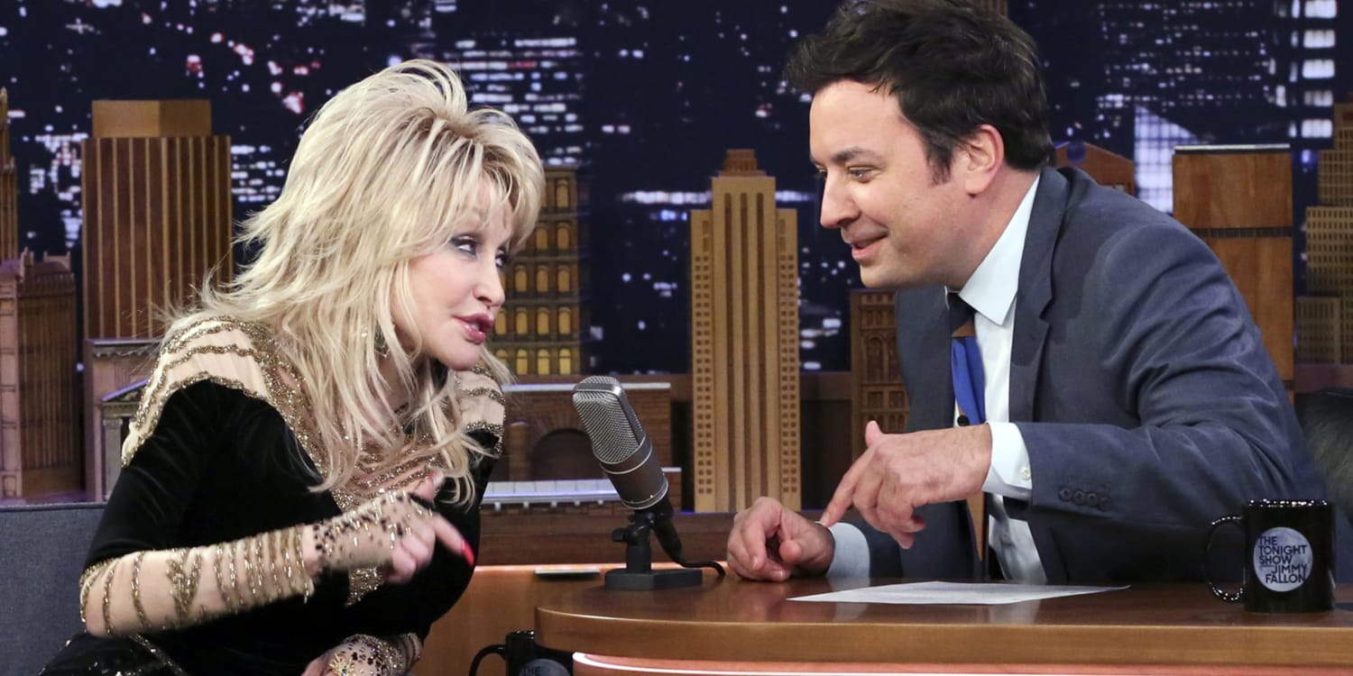 Dolly Parton pranks Jimmy Fallon with hilarious story about her 'big lumps'