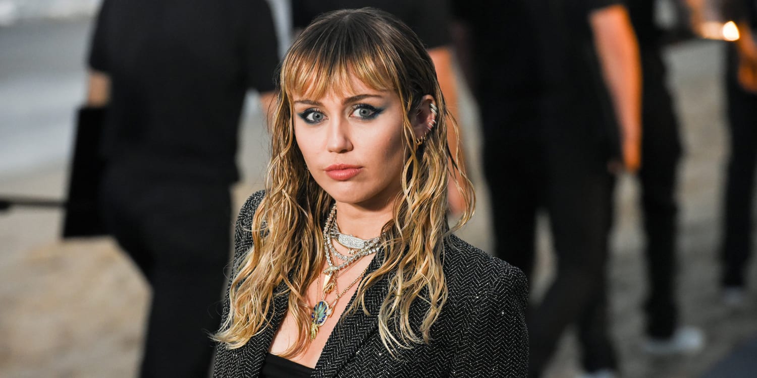 Miley Cyrus cut her hair into a punk-inspired style