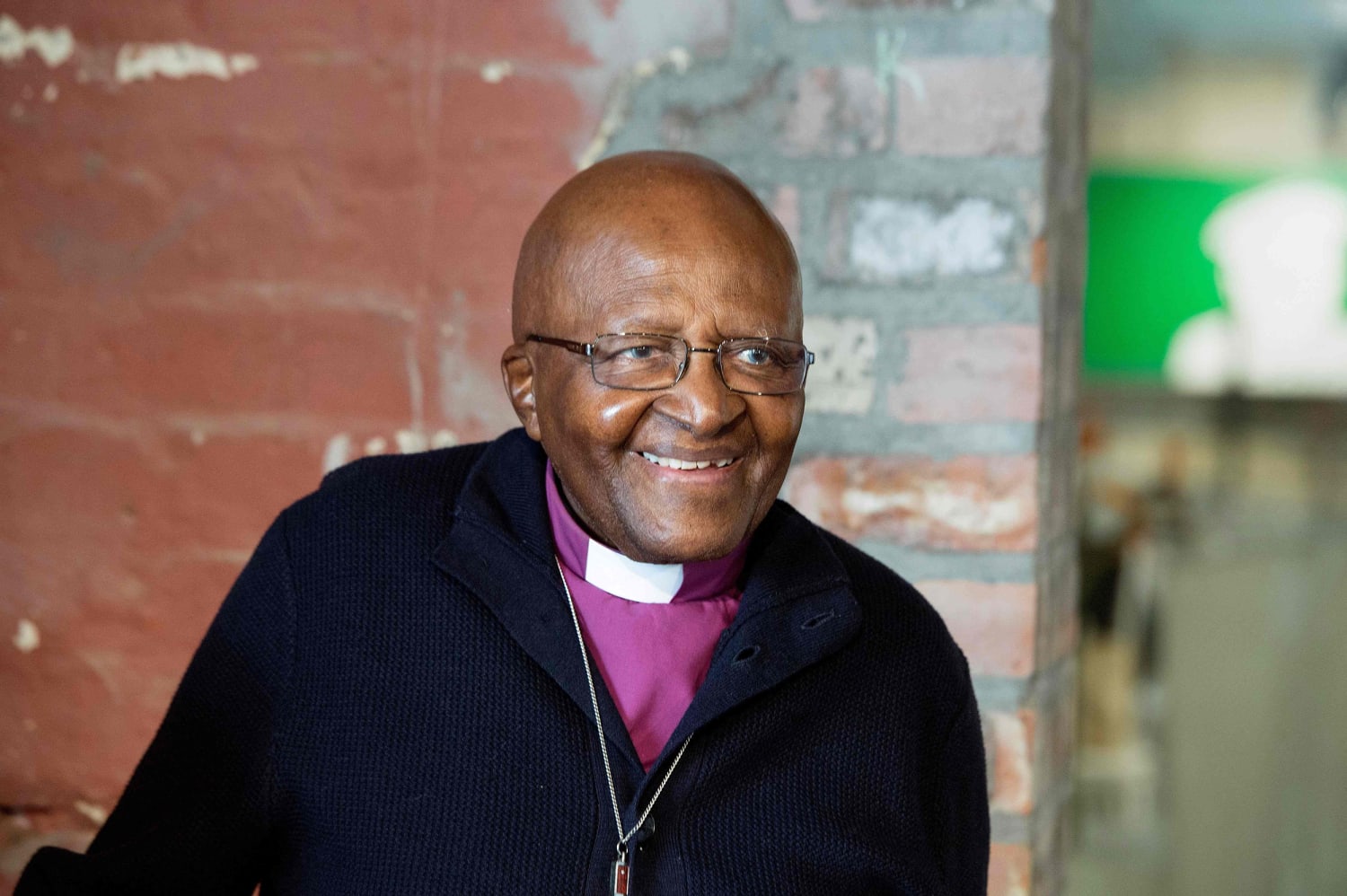 South African anti-apartheid campaigner Archbishop Tutu in hospital