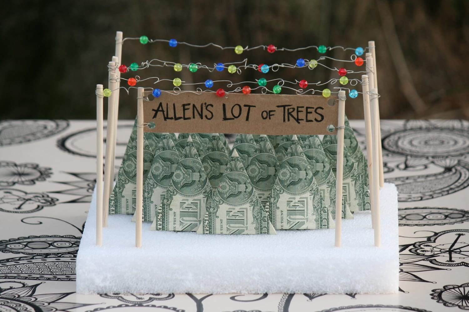 Money Christmas Tree Pinterest