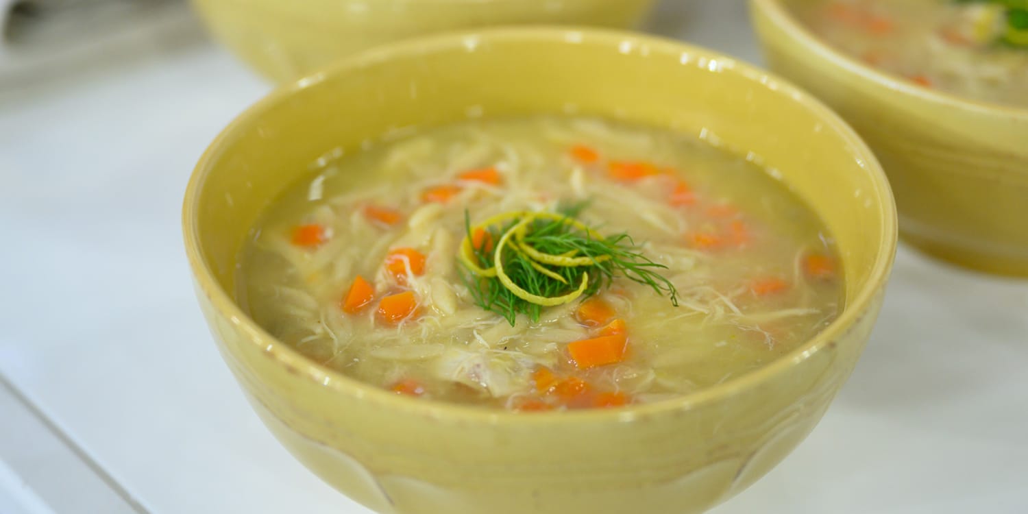 Joy Bauer brightens up chicken soup with zesty lemon and orzo pasta
