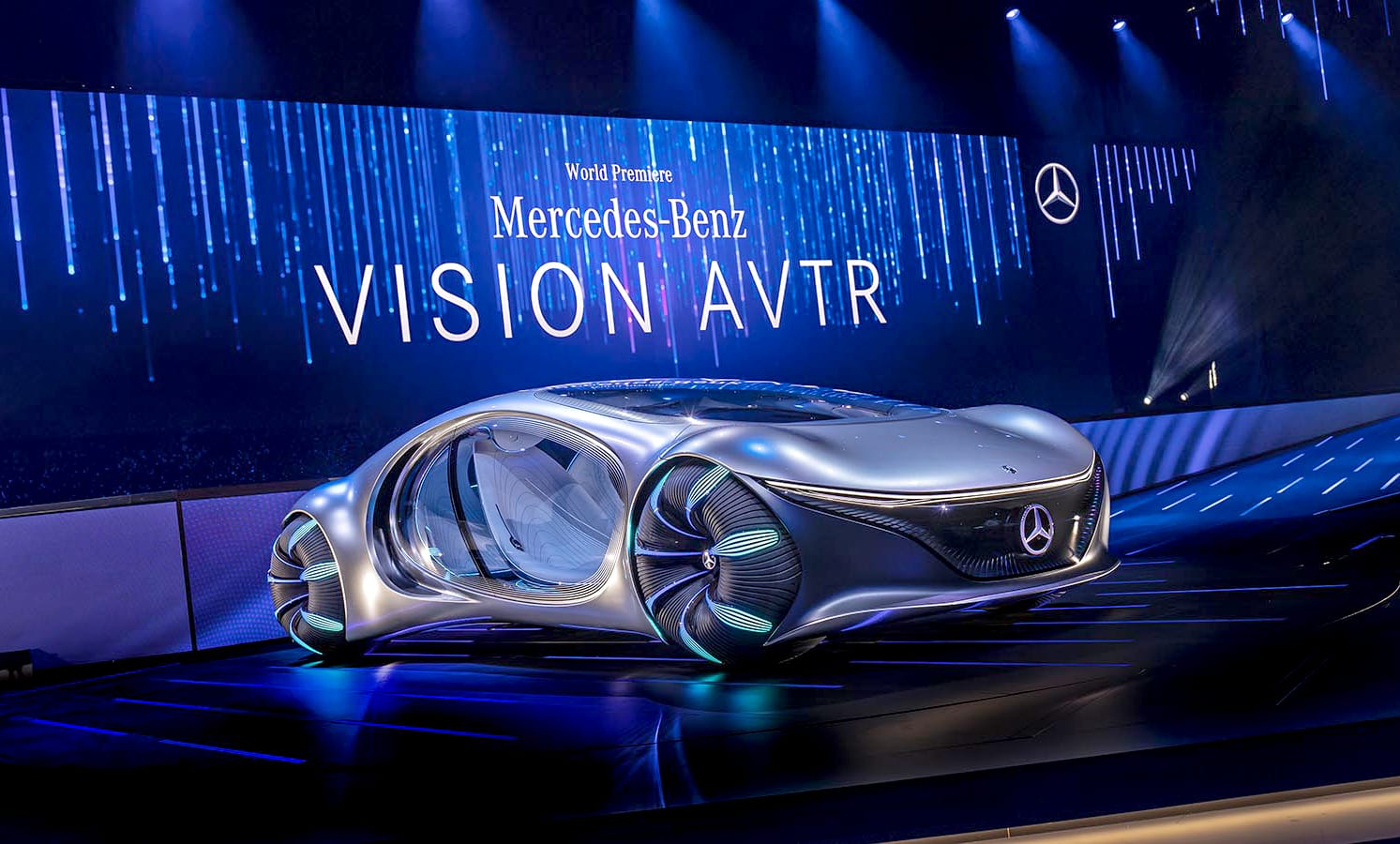 MercedesBenz Unveiled VISION AVTR Concept Car Inspired by Avatar