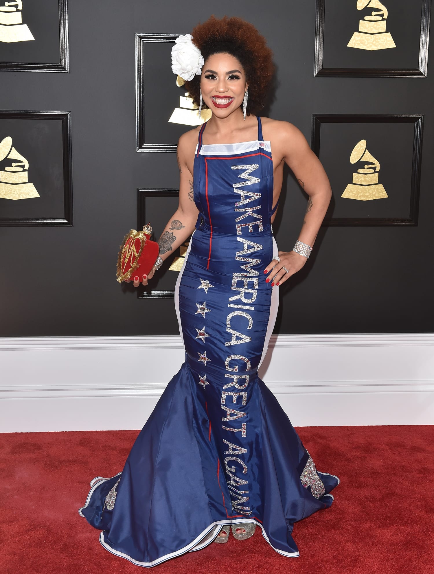 joy villa grammy dress 2017