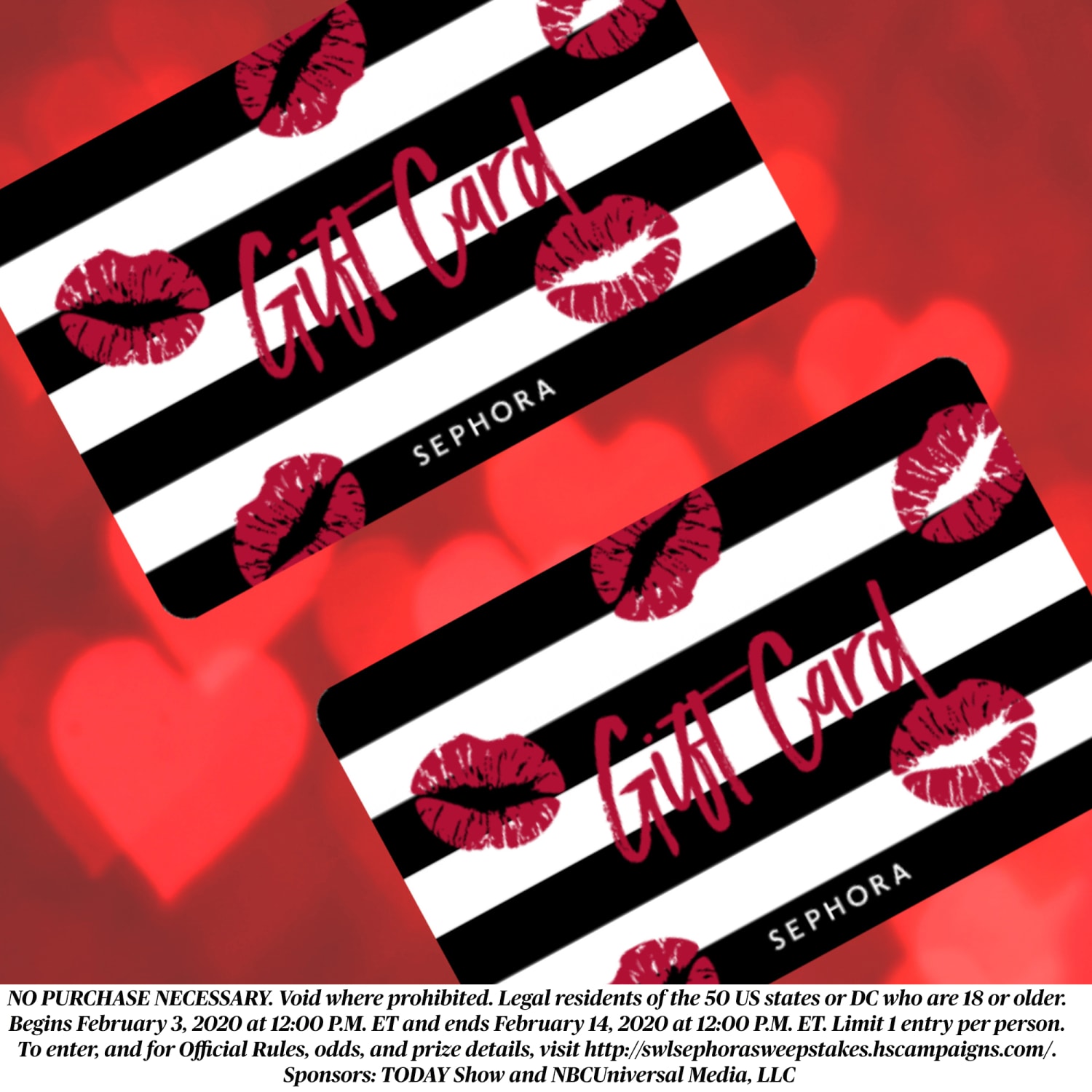 Enter to win our online sweepstakes 2020 with Sephora
