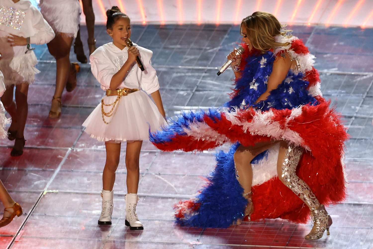 Alex Rodriguez and Jennifer Lopez's Kids Look Ready to Hit a Home