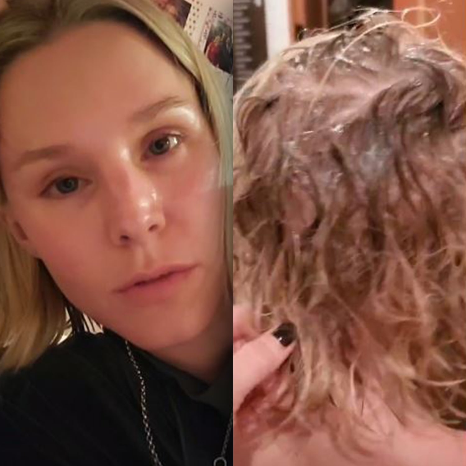 Whirlpool lager rent Kristen Bell's daughter washes hair with Vaseline