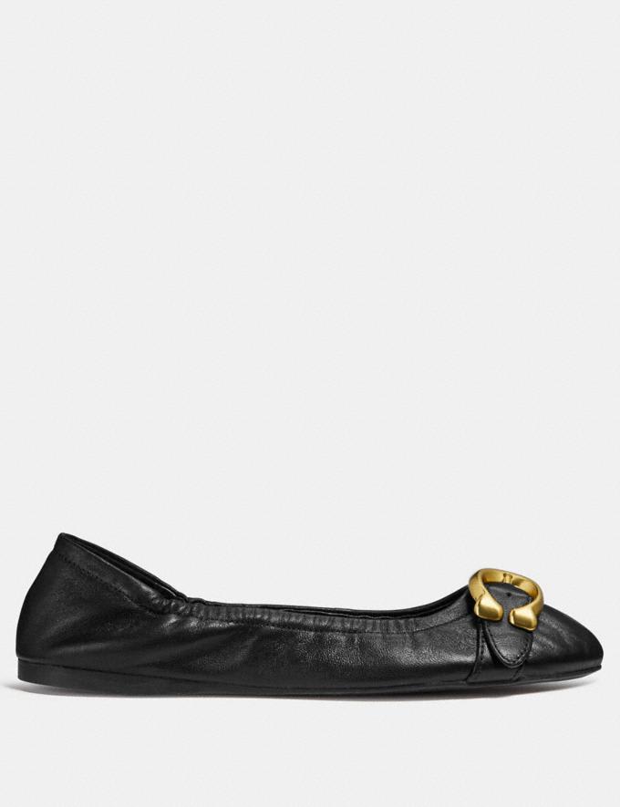 coach stanton ballet flats