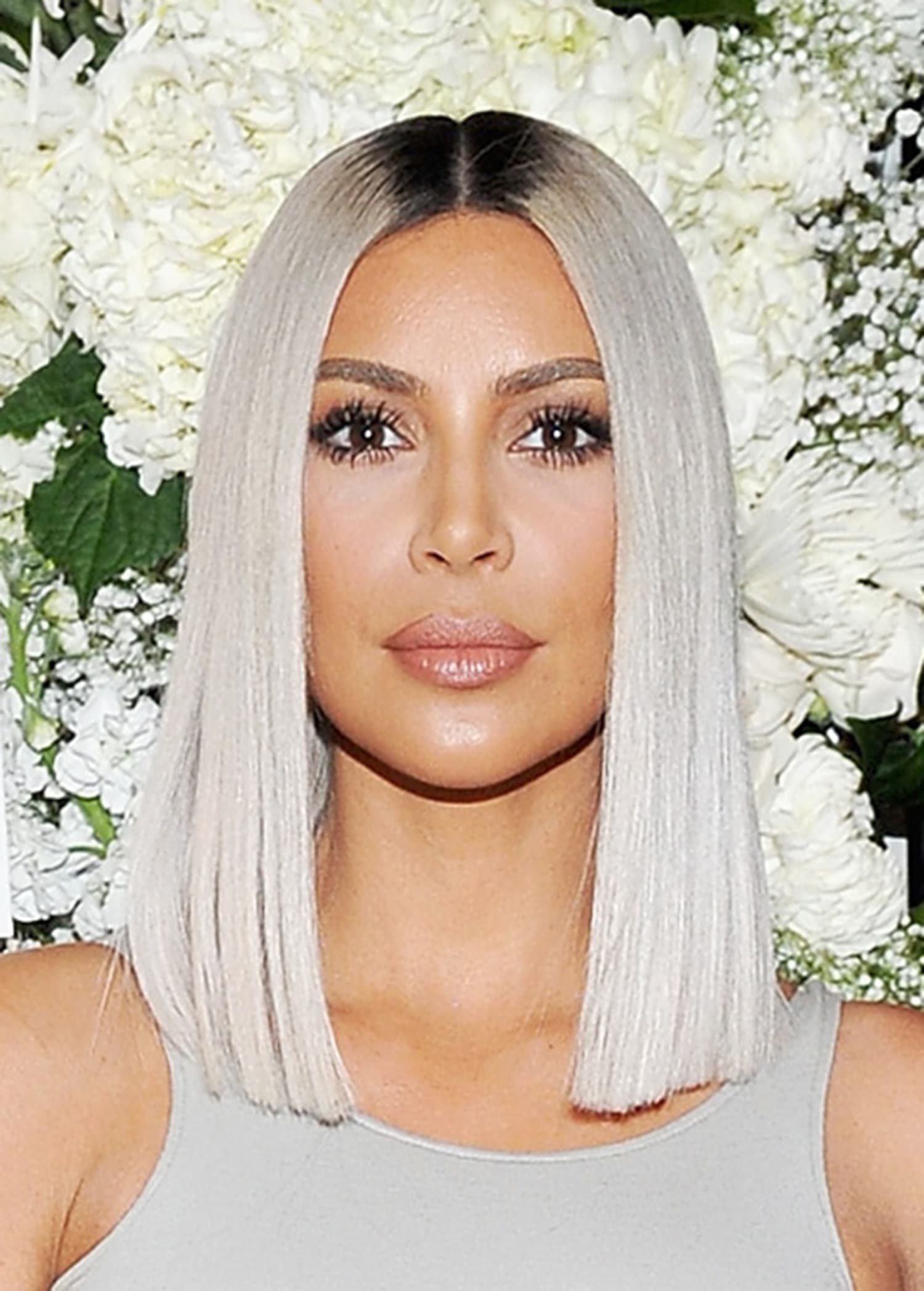 Kim Kardashian New Blonde Hair